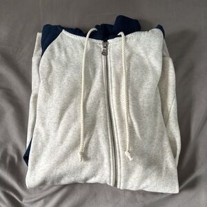 George Navy and Gray Hoodie